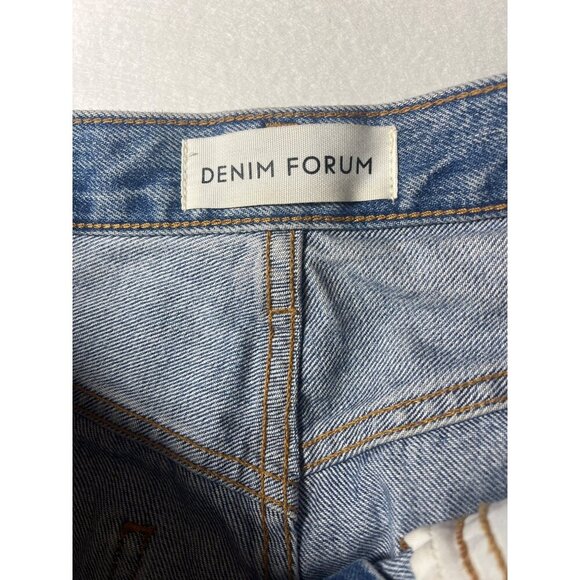 Denim Forum Jeans The Joni High Rise Loose 29L Ladies Buttonfly Size 28 - Picture 6 of 9